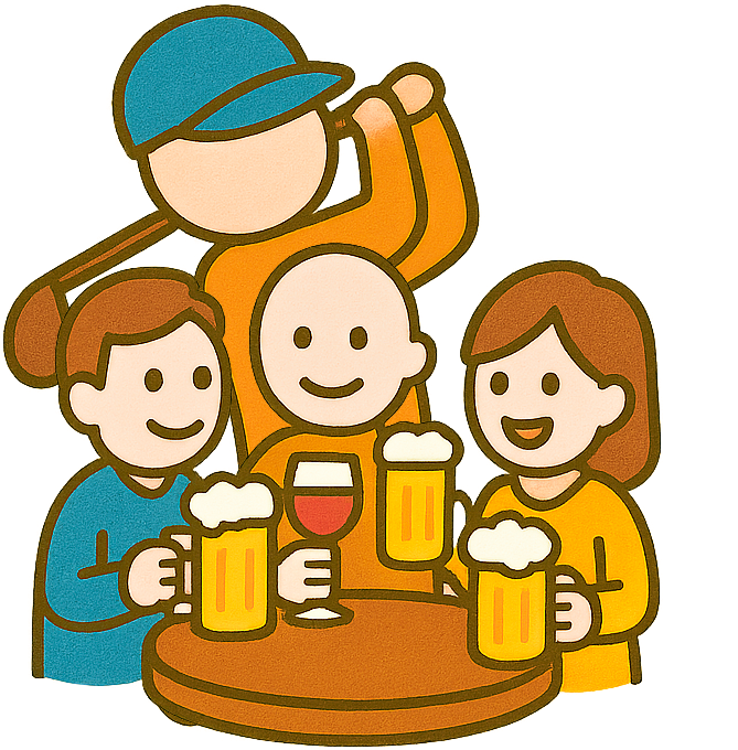 懇親会・イベントのイラスト